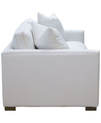 Corine 20" Upholstered Sofa with Toss Pillows