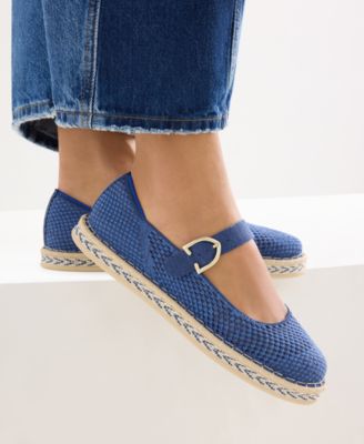 Women's Espadrille Mary Jane Round Toe Flats
