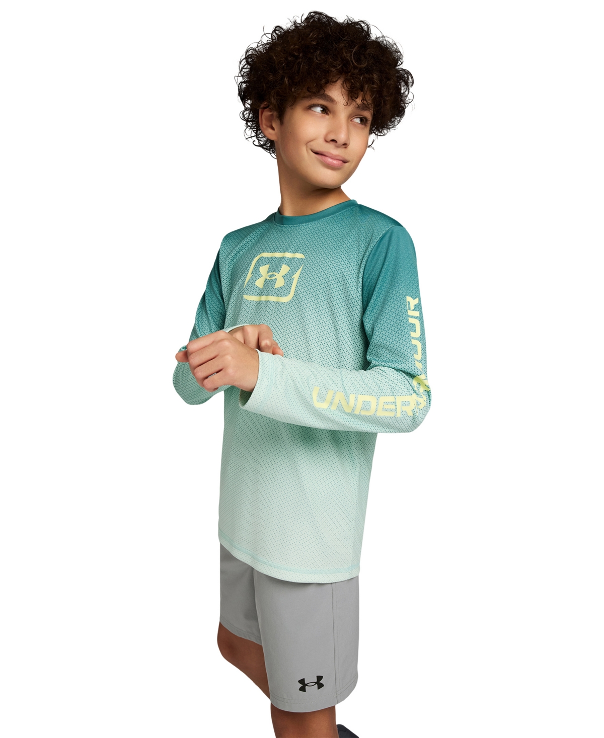 Under Armour Girls' and Boys' 7-20 Long-Sleeve T-Shirt