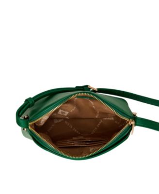 Dome Zip Top Detachable Card Case Crossbody Bag