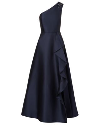 Women's Embellished One-Shoulder Gown