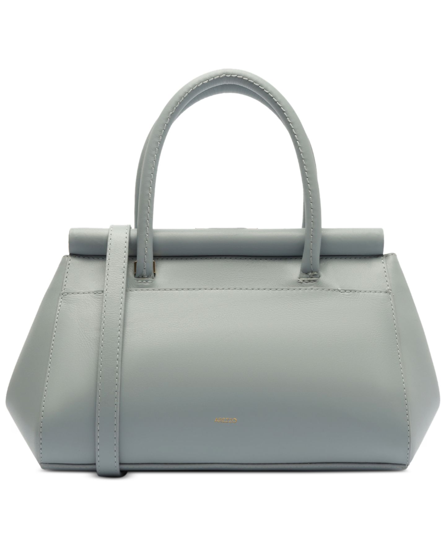Женская сумка Arezzo Morgan Small Turn-Lock Tote Handbag, цвет: Синий — фото 2