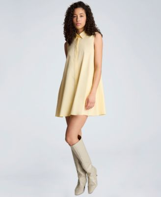 Women's Sleeveless Trapeze Mini Dress