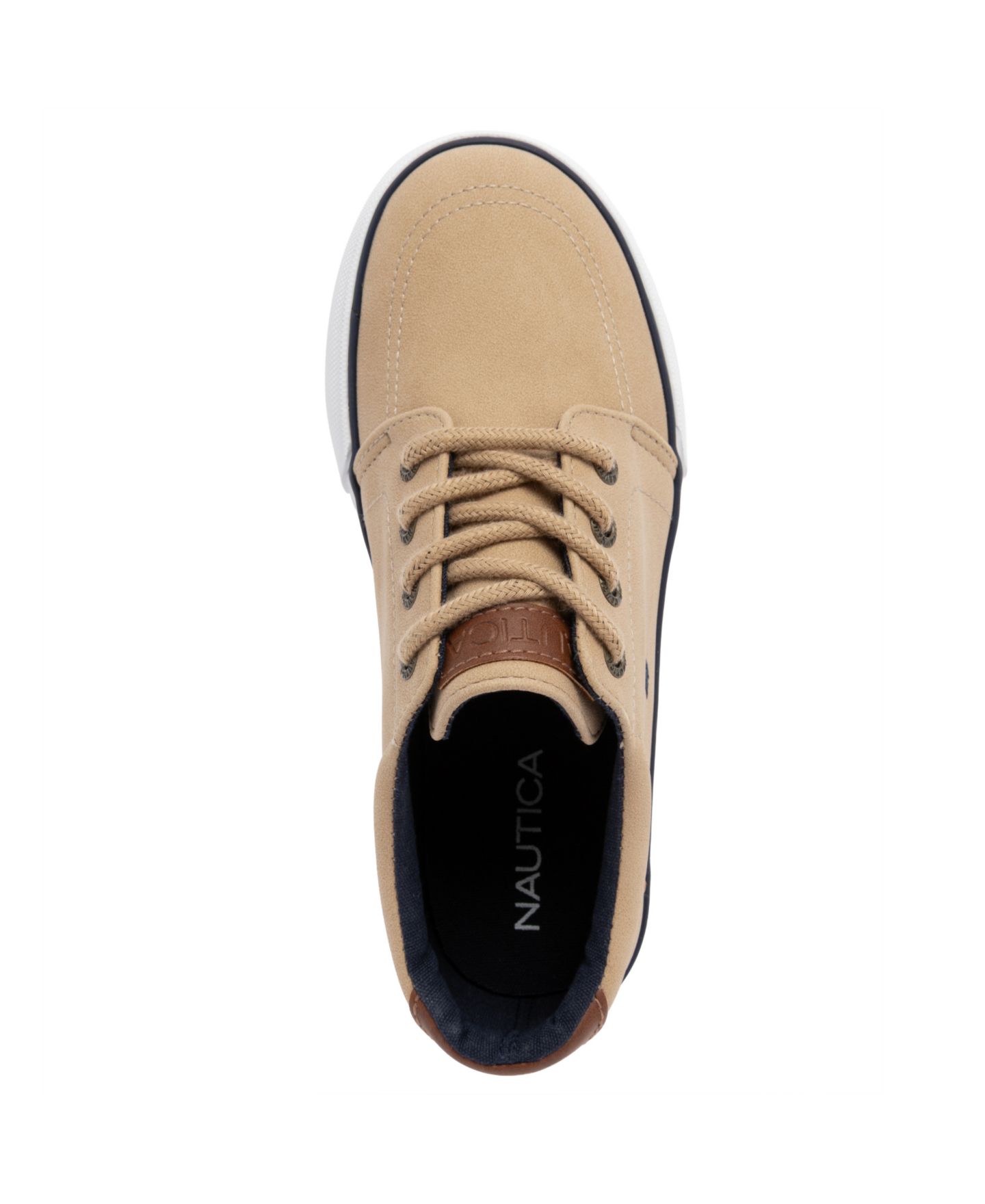 Кроссовки Nautica Lace-Up Vulcanized Sneakers для мальчиков, цвет: Песочный — фото 4