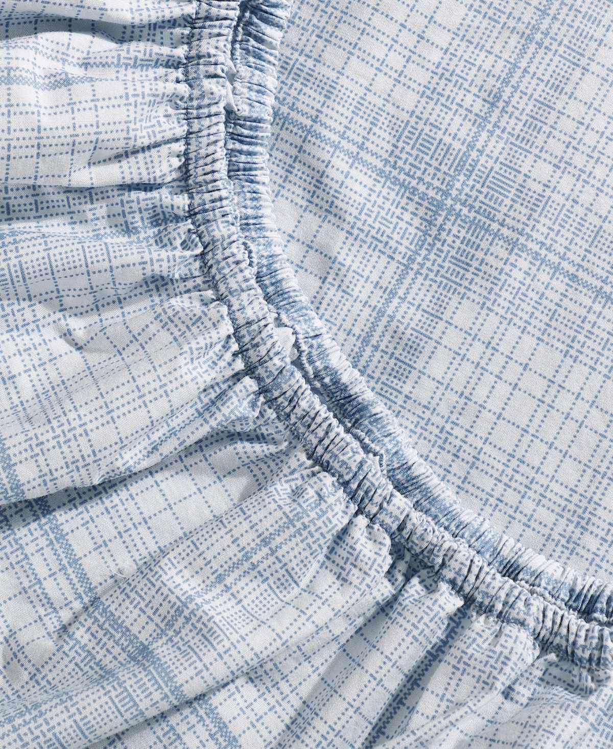 Calvin Klein Printed Washed 200-Thread Count Cotton Percale 4-Pc. Sheet Set