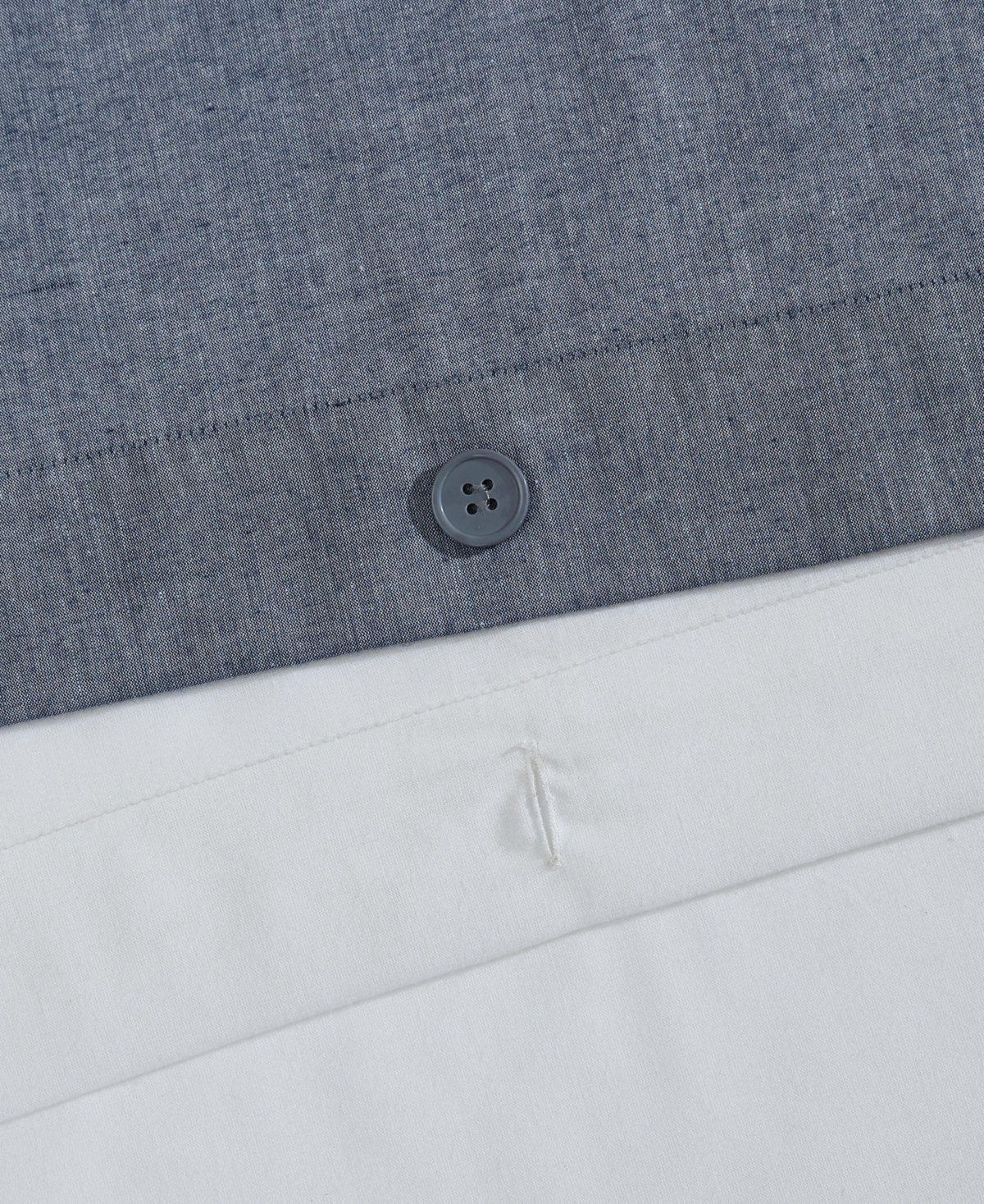 Calvin Klein Chambray Handkerchief 3-Pc. Duvet Cover Set