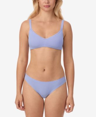 Women's Cabana Cotton Lace-Trim Bralette 010404