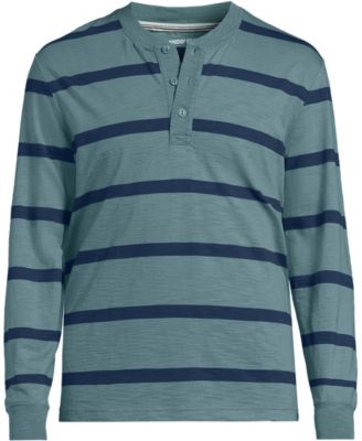 Men's Long Sleeve Slub Henley