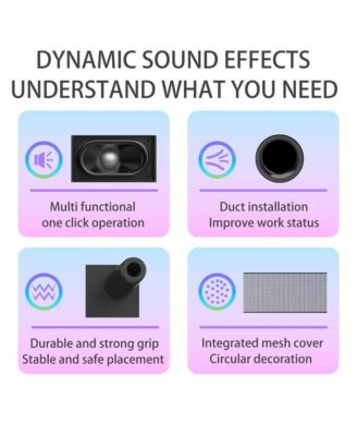 2.1 Channel Bluetooth Soundbar with 30W Subwoofer & RGB Lights