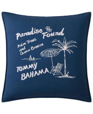 Paradise Found Cotton Decorative Pillow, 20" x 20"