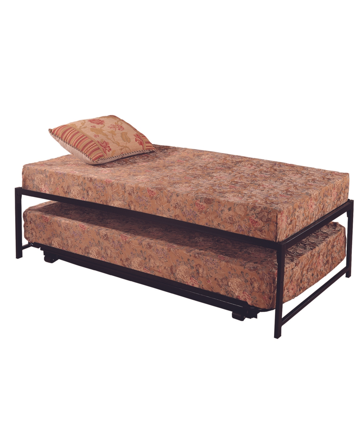 Kings Brand Furniture Hi-riser Bed With Pop-up Trundle Bed
