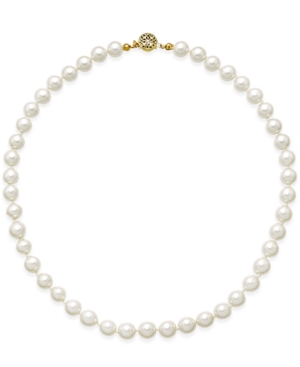 image of Charter Club Gold-Tone Imitation Pearl Collar Necklace, Created for Macy-s