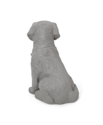 Charming Puppy Garden Statue with Vintage Finish
