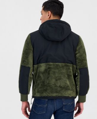 Polo Ralph Lauren Men's Hybrid Hooded Half-Zip Jacket - Macy's