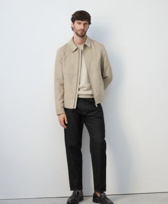 Men's Suede Effect Jacket