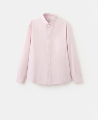 Men's Cotton Striped Relaxed-Fit Shirt