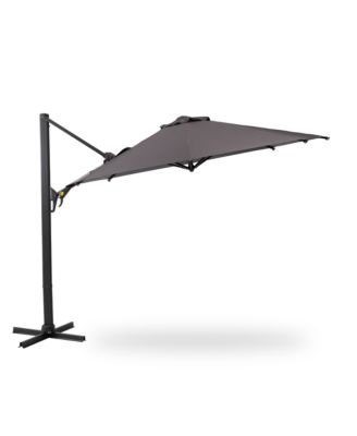 11 Ft Cantilever Patio Umbrella with 360° Rotation & Tilt (No Base)