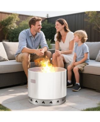 Fire Pit Stand for Bonfire Stove, Stainless Steel Outdoor Support Ring