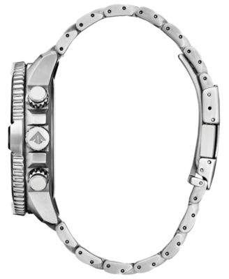 Men's Limited Edition Promaster Air Navihawk Silver-Tone Stainless Steel Bracelet Watch, 48mm