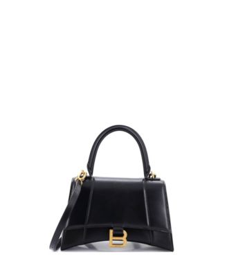 Small Hourglass Sling Shoulder Bag Leather