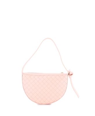 Mini Sunrise Shoulder Bag Intrecciato Leather