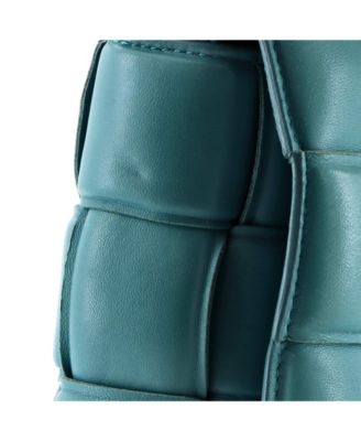 Small Cassette Crossbody Bag Padded Maxi Intrecciato Leather