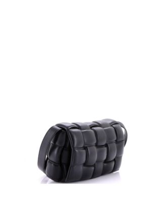 Cassette Crossbody Bag Padded Maxi Intrecciato Leather