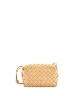 Mini Loop Crossbody Bag Intrecciato Nappa
