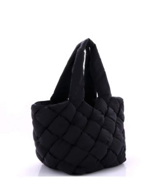 Cassette Paper Tote Intrecciato Nylon