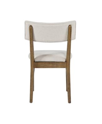 Beck Contemporary Upholstered Split Back Dining Chair (Set of 2)