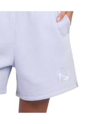Women's Blue Golden State Warriors Pastel High Waisted Shorts