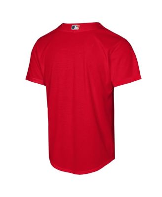 Big Boys and Girls Red Boston Red Sox Alternate Replica Jersey