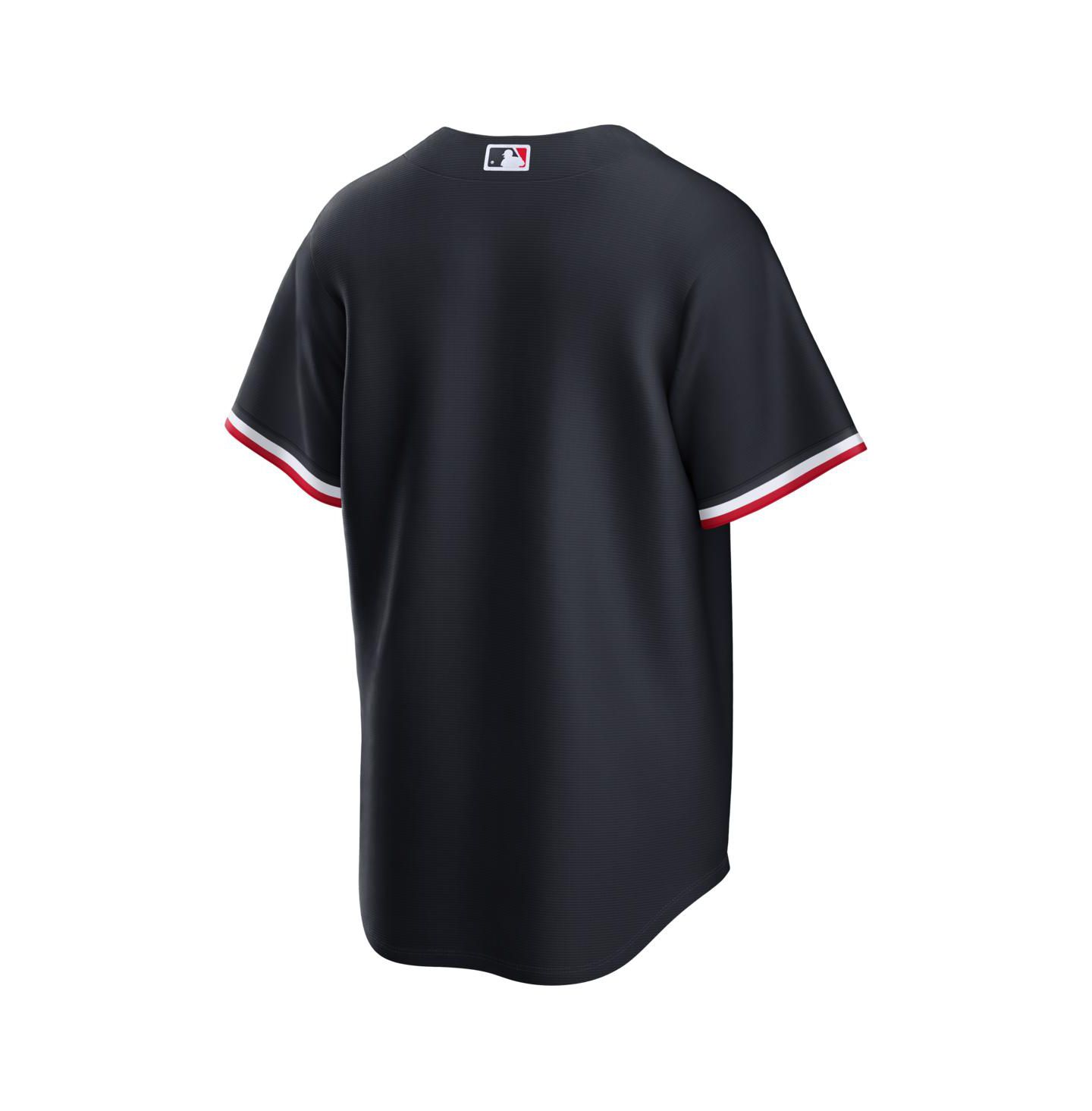 Мужской топ Nike Navy Minnesota Twins Alternate Replica Jersey — фото 2