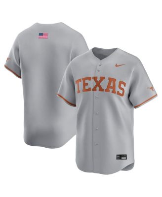 Men's Gray Texas Longhorns Alternate Limited Baseball Jersey