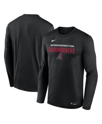 Men's Black Arizona Diamondbacks Authentic Collection Legend Dri-FIT Long Sleeve T-Shirt