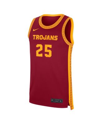 Men's 25 Cardinal USC Trojans Road Replica Basketball Jersey