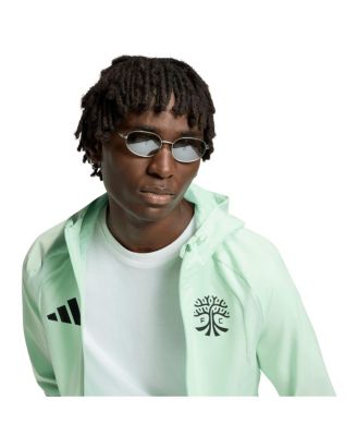 Men's Green Austin FC Tiro Travel Full-Zip Hooded Windbreaker Jacket