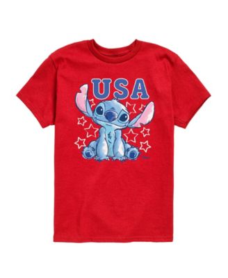 Boys' Toddler 2T-5T USA Stitch Stars Short-Sleeve Graphic T-Shirt