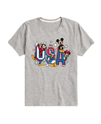 Boys' Toddler 2T-5T Mickey and Friends USA Short-Sleeve Graphic T-Shirt