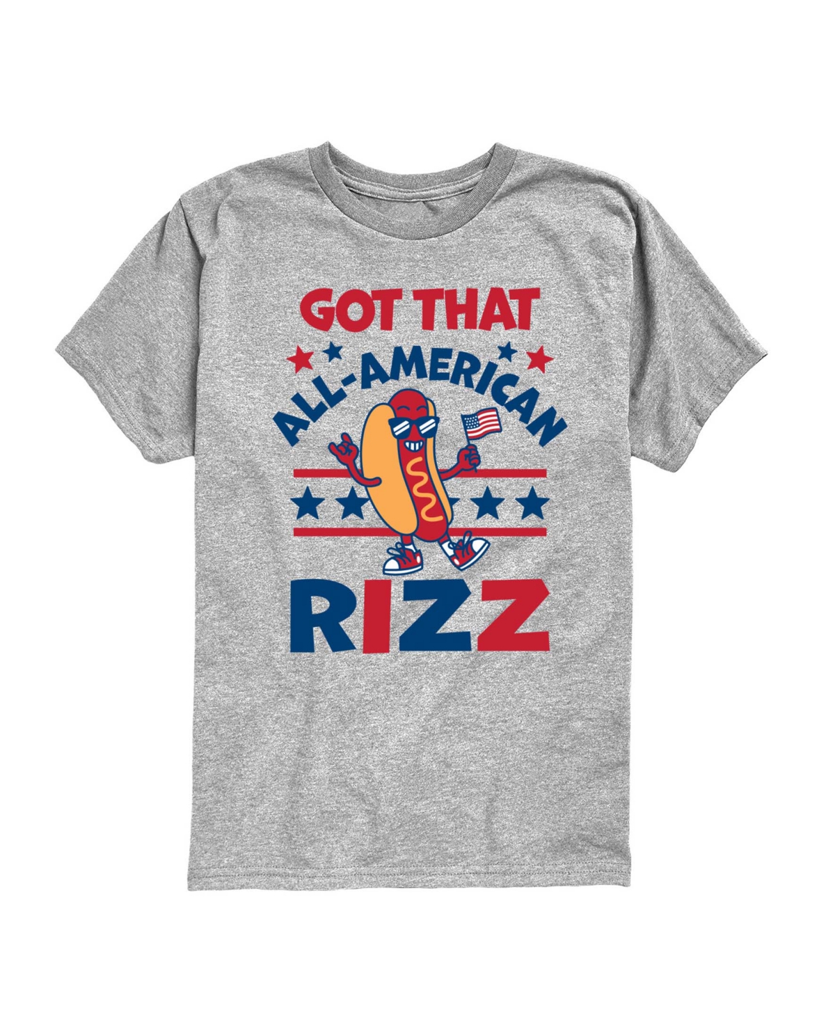 Instant Message Boys' 8-20 All American Rizz Hotdog Short-Sleeve Graphic T-Shirt