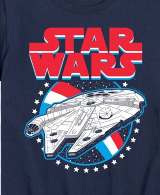 Boys' 8-20 Millennium Falcon Americana Short-Sleeve Graphic T-Shirt