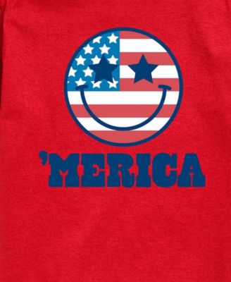 Boys' 8-20 Merica Smile Face Short-Sleeve Graphic T-Shirt