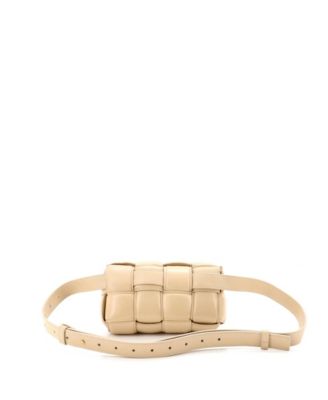Cassette Belt Bag Padded Intrecciato Leather