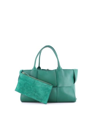 Medium Arco Tote Maxi Intrecciato Leather