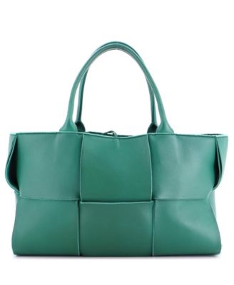 Medium Arco Tote Maxi Intrecciato Leather