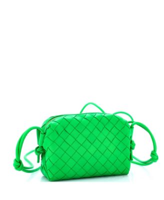 Mini Loop Crossbody Bag Intrecciato Nappa