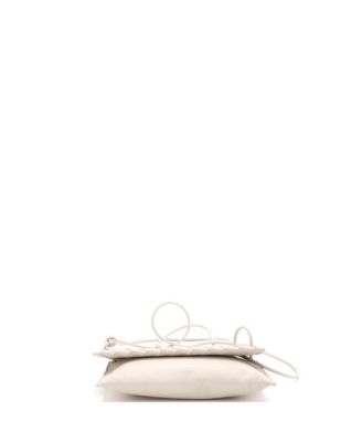 Double Pouch Crossbody Bag Intrecciato Nappa