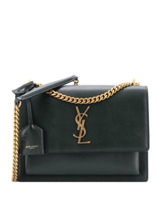 Medium Sunset Crossbody Bag Leather