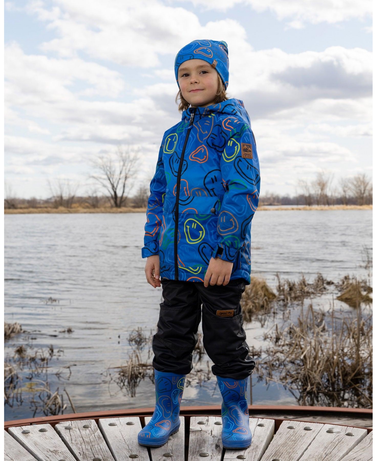 Deux par Deux Little Boys Rain Boots