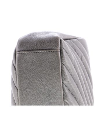 Medium Classic Monogram College Bag Matelasse Chevron Leather